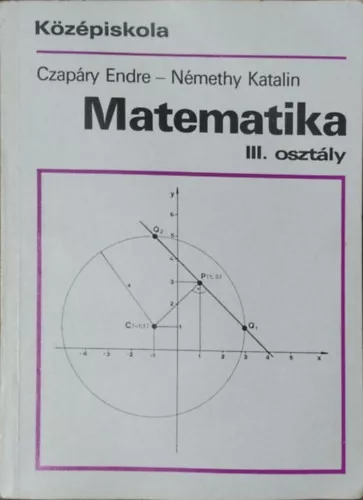 Czapáry Endre-Némethy Katalin: Matematika III. középiskola