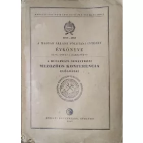   A Magyar Állami Földtani Intézet Évkönyve XLIX. kötet 4. (záró) füzet