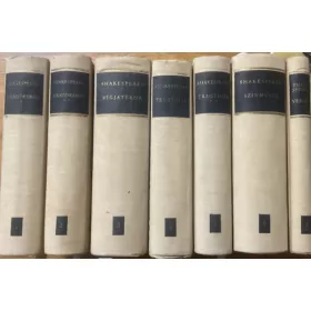   William Shakespeare: Shakespeare összes művei I-VII. (Királydrámák I-II. - Vígjátékok - Tragédiák I-II. - Színművek - Versek)