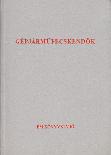 Nagy István: Gépjárműfecskendők