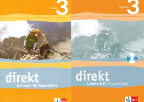 Direkt 3 Lehrwerk für Jugendliche Kursbuch + Arbeitsbuch CD melléklettel