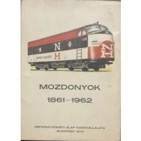 Mozdonyok 1861-1962 - 18 db képeslap