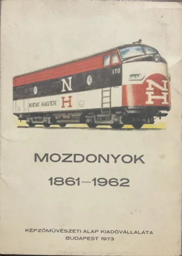 Mozdonyok 1861-1962 - 18 db képeslap
