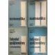 Matematika I-II. + feladatgyűjtemény I-II (Kereskedelmi és Vendéglátóipari Főiskola) 4 kötet