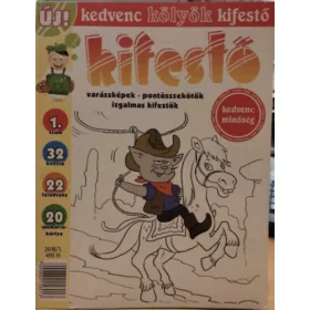   Csosch bt.: Kedvenc kölyök kifestő 2016/1. (varázsképek, pontösszekötők, izgalmas kifestők)