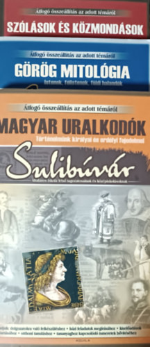 Magyar uralkodók + Görög mitológia + Szólások és közmondások (3 kötet, Sulibúvár) - Rácz Anikó