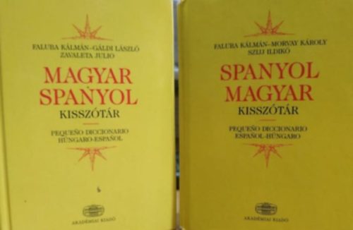 Magyar-Spanyol kisszótár + Spanyol-Magyar kisszótár (2 kötet) - Faluba Kálmán, Gáldi László, Szijj Ildikó, Zavaleta Julio