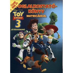   Toy Story 3. - Játékháború - Foglalkoztatókönyv matricákkal -