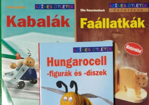 Faállatkák + Hungarocellfigurák és -díszek + Kabalák (3 db Színes Ötletek füzet) - 