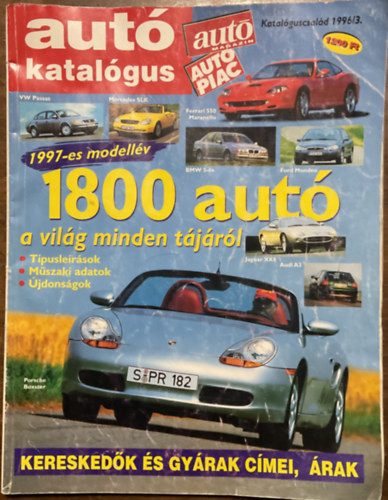 Autókatalógus 1996/3 1997-es modellév - 