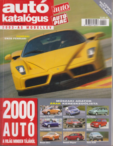 Autókatalógus (Katalóguscsalád 2002/2 - 2003-as modellév) - 