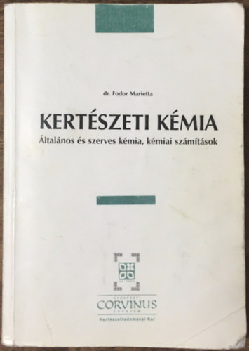 Kertészeti kémia - dr. Fodor Marietta