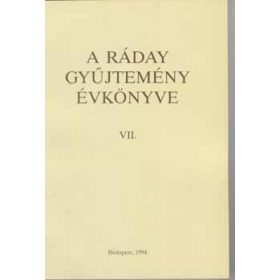   A Ráday Gyűjtemény Évkönyve VII. - Szabó András (szerkesztők) Benda Kálmán