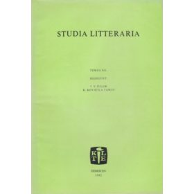 Studia Litteraria Tomus XX. - K. Kovács
