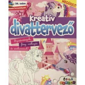  Füles junior - Kreatív divattervező - Szivárványok, fény, csillogás és unikornisok! - 28. sz. -