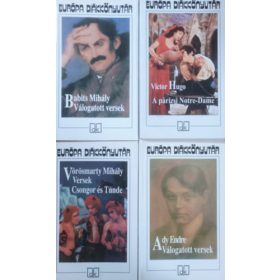   Válogatott versek (Babits + Ady) + Versek - Csongor és Tünde (Vörösmarty) + A párizsi Notre-Dame (4 kötet, Európa Diákkönyvtár) - Ady Endre, Victor Hugo, Vörösmarty Mihály, Babits Mihály