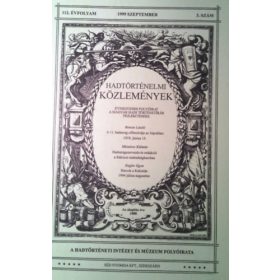   Hadtörténelmi közlemények 112. évf. 1999. szept. 3. szám -