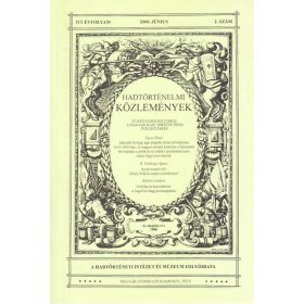   Hadtörténelmi közlemények 113. évfolyam, 2. szám (2000. június) -