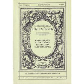   Hadtörténelmi közlemények 115. évfolyam 2002. szeptember 3. szám -