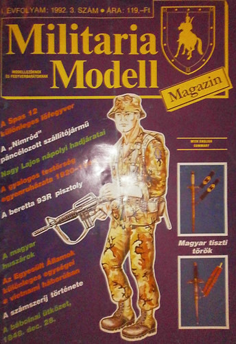 Militaria Modell 1992 I. évfolyam 3. szám - Rózsavölgyi László (szerk.)