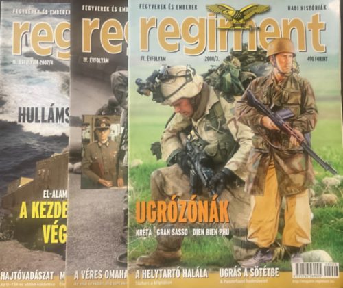 Regiment magazin szórványszámok 2007/4, 2008/2 és 3 (3 szám) - Tőrös István (Főszerk.)