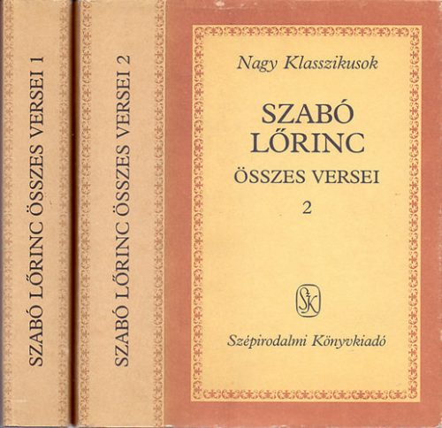 Szabó Lőrinc összes versei I-II. - Szabó Lőrinc