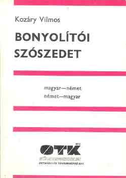 Bonyolítói szószedet (magyar-német, német-magyar) - Kozáry Vilmos