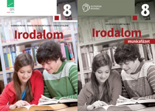 Irodalom 8. tankönyv + munkafüzet (2 kötet) - Radóczné Bálint Ildikó, Gombos Péter, Virág Gyuláné