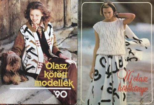 Új olasz kötőkönyv + Olasz kötött modellek '90 (2 kötet) - 