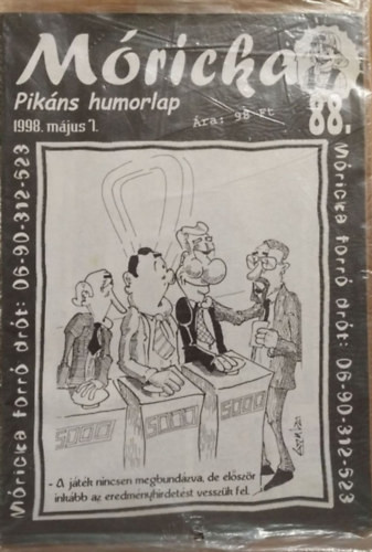 Móricka - Pikáns humorlap 88. (1998. május 1.) - Szűcs Alfréd (szerk.)