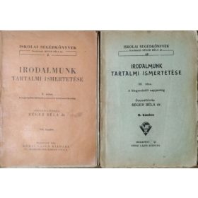   Irodalmunk tartalmi ismertetése, I. és III. rész (2 kötet) - Réger Béla