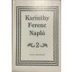 Napló 2 - Karinthy Ferenc