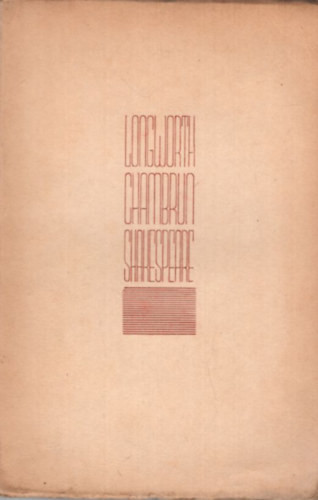 Kitűnő barátom Shakespeare - Longworth Chambrun