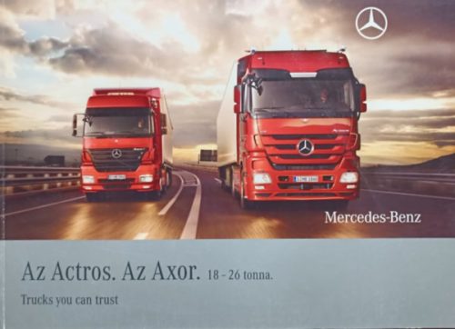 Actros - Axor (18-26 tonna) katalógus - Mercedes-Benz