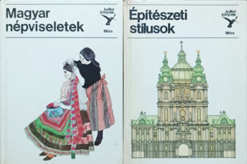 Építészeti stílusok + Magyar népviseletek (2 kötet, Kolibri könyvek) - 