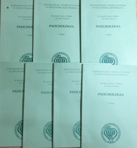 Pszichológia 1., 2., 3., 4., 5., 6., 7., füzet - Kovácsné Sántavy Ildikó, Dr. Bata Imréné