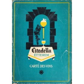 Citadella étterem - Étlap és itallap (1971) -