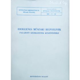   Ideiglenes műszaki irányelvek falazott szerkezetek készítéséhez - Építéstudományi Intézet