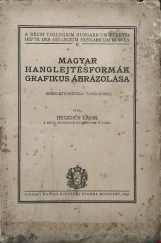 Magyar hanglejtésformák grafikus ábrázolása - Hegedűs Lajos