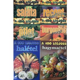   A 100 legjobb... - saláta, - recept szabadtűzön, - ötlet hidegtálakhoz, - burgonyás recept, - halétel, - hagymaétel (6 kötet) - Toró Elza, Lurz Gerda, Rus Ibolya Bogos Katalin