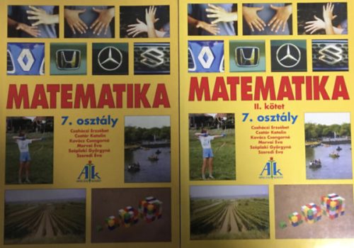 Matematika tankönyv 7. évfolyam I-II. kötet - Csahóczi-Csatár-Kovács-Morvai-Széplaki-Szeredi