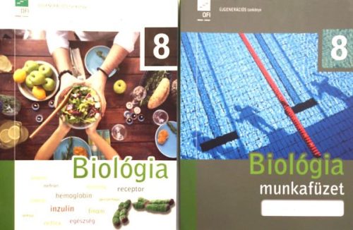 Biológia - Egészségtan 8. Tankönyv + Munkafüzet (2 kötet) - Kropog Erzsébet, Kincses Ildikó