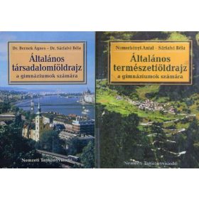   Általános társadalomföldrajz + Általános természetföldrajz a gimnáziumok számára (2 kötet) - Bernek-Nemerkényi-Sárfalvi