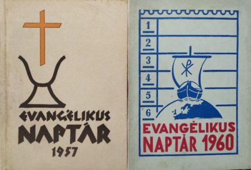 Evangélikus Naptár 1957 + 1960 (2 kötet) - 