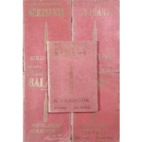   5 füzet a Magyar Klasszikusok sorozatból - Balassi Bálint - Berzsenyi Dániel - Gvadányi József - Kemény Zsigmond - Pázmány Péter