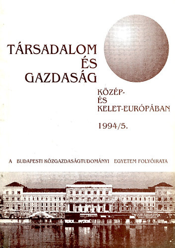 Társadalom és gazdaság Közép- és Kelet-Európában 1994/5 - 