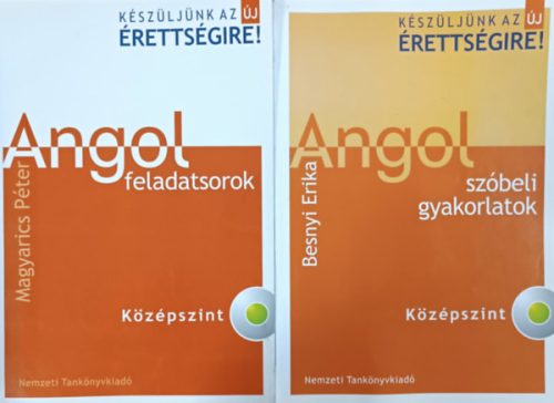 Készüljünk az új érettségire! Angol szóbeli gyakorlatok + Angol feladatsorok - középszint (2 kötet) - Magyarics Péter, Besnyi Erika