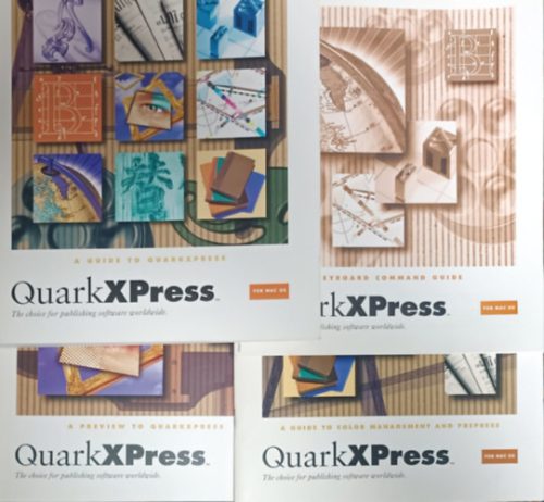 QuarkXPress for Mac OS - Guide + Preview + Keyboard Command guide + Guide to color management and prepress (4 kötet) - 