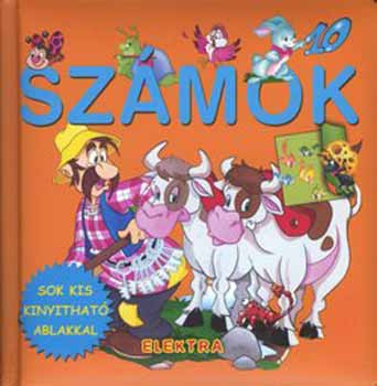 Számok - Sok kis kinyitható ablakkal -