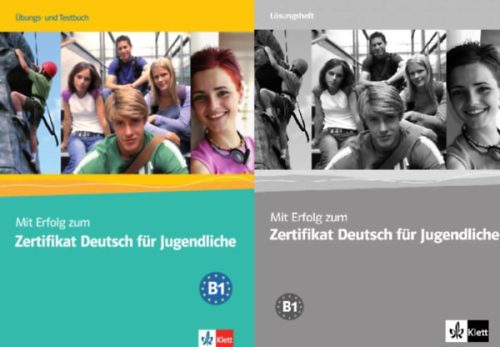 Mit erfolg zum Zertifikat Deutsch für Jugendliche Übungs- und Testbuch + Lösungsheft (2 kötet) - Ernst Klett Sprachen